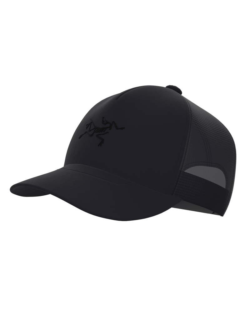 Arc'teryx Unisex Bird Trucker Curved Cap in Black-1